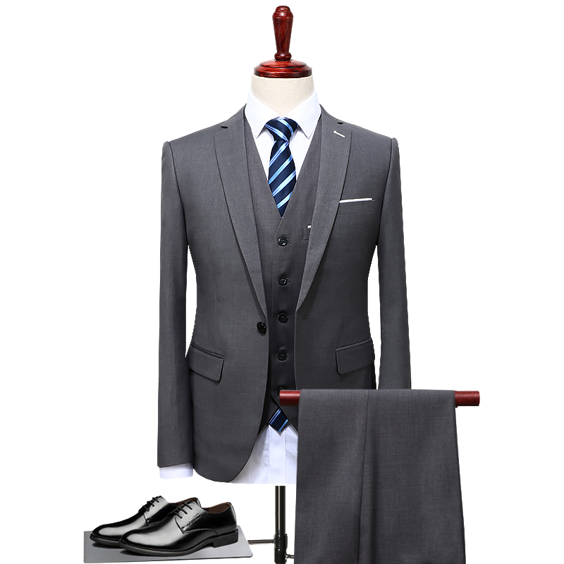 Men's Fashion Slim Fitted Suit - Gee Moda